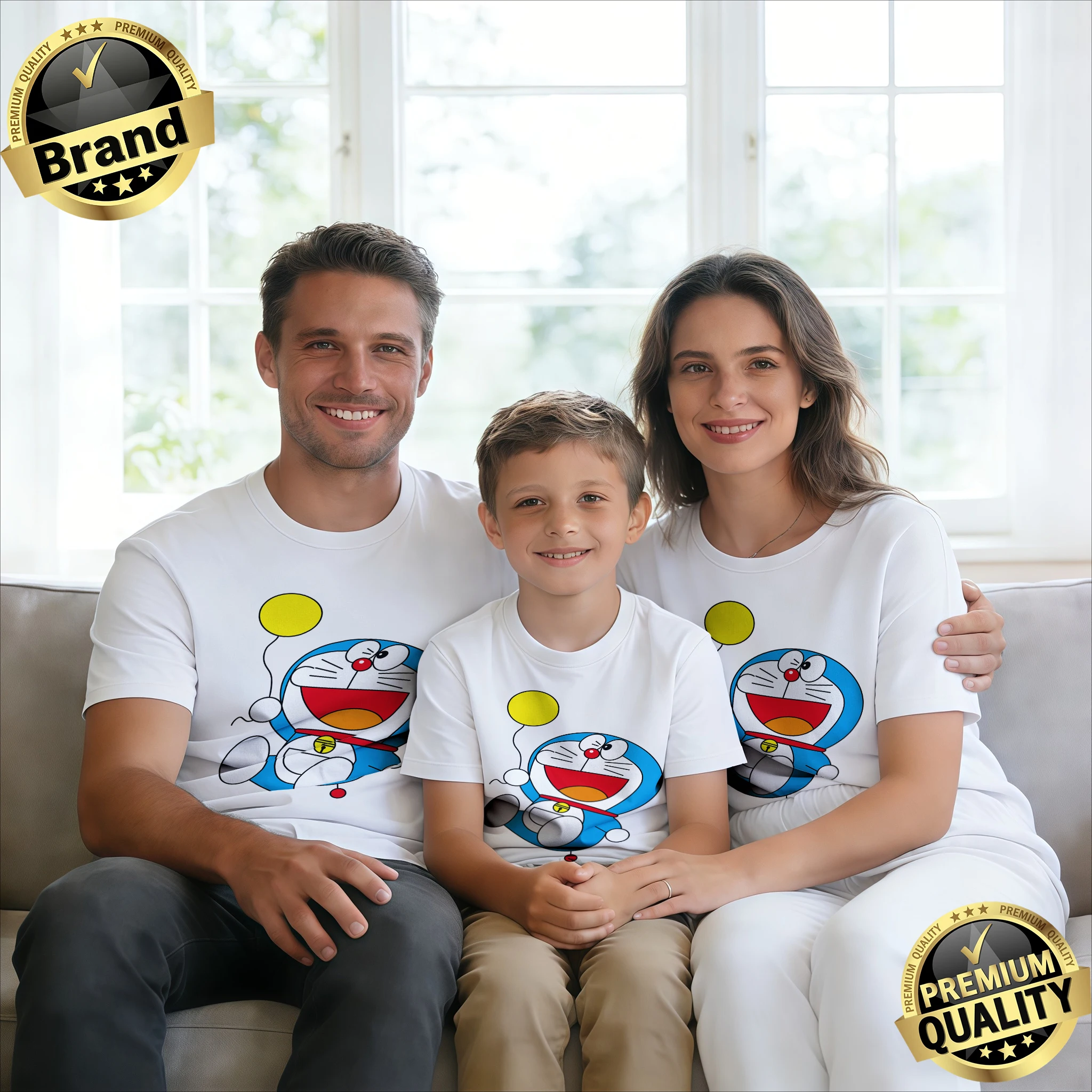2026 New Summer Matching Family Outfits, Doraemon Balloon Pure Cotton Loose Casual Tees Single Piece & 3-Pack Clothing Fashion
2026 New Summer Matching Family Outfits, Doraemon Balloon Pure Cotton Loose Casual Tees Single Piece & 3-Pack Clothing Fashion