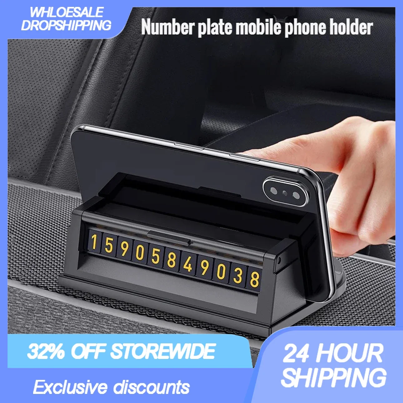 Universal Silicone Phone Holder Mount for Car Dashboard with Number Plate and Phone Holder Ideal for Safe Driving and Navigation
Universal Silicone Phone Holder Mount for Car Dashboard with Number Plate and Phone Holder Ideal for Safe Driving and Navigation