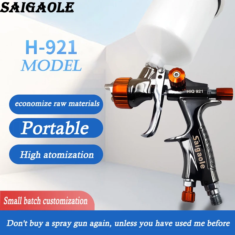 Automotive sheet metal spray gun Saigaole furniture Spray gun H-921 low pressure Pneumatic spray gun High atomization
Automotive sheet metal spray gun Saigaole furniture Spray gun H-921 low pressure Pneumatic spray gun High atomization