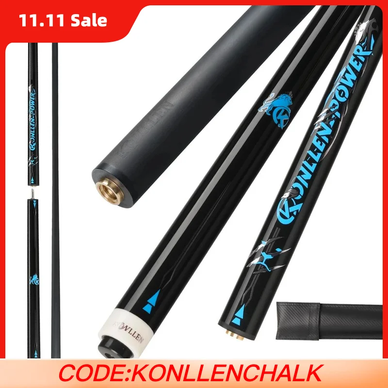KONLLEN Heavy Hitter Break Cue Carbon Fiber Break Cue with 12.9mm Tip Punch Cue Billiard Pool Stick (KL-HH Break Cue)
KONLLEN Heavy Hitter Break Cue Carbon Fiber Break Cue with 12.9mm Tip Punch Cue Billiard Pool Stick (KL-HH Break Cue)
