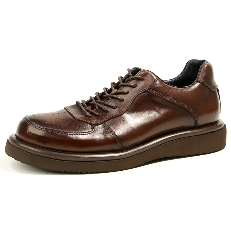 Fashion Trendy High-quality Men's Formal Shoes Handmade Leather Genuine Leather Men's Leather Casual Shoes Male
Fashion Trendy High-quality Men's Formal Shoes Handmade Leather Genuine Leather Men's Leather Casual Shoes Male