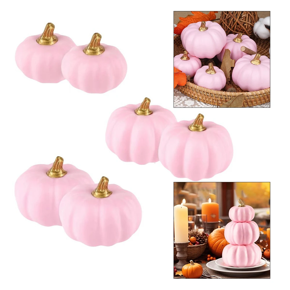 Набор маленьких розовых искусственных тыкв для осенних вечеринок и сезонного декора, с поверхностью для покраски и конструкцией из пенопласта
Набор маленьких розовых искусственных тыкв для осенних вечеринок и сезонного декора, с поверхностью для покраски и конструкцией из пенопласта