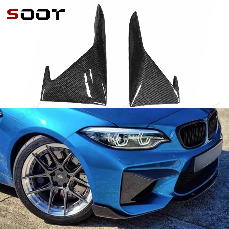 For BMW M2 F87 2014-2021 Carbon Fiber/FRP wrap angle Car Front Bumper Splitter Corner Trim Cover Fog lamp corner Auto Parts
For BMW M2 F87 2014-2021 Carbon Fiber/FRP wrap angle Car Front Bumper Splitter Corner Trim Cover Fog lamp corner Auto Parts