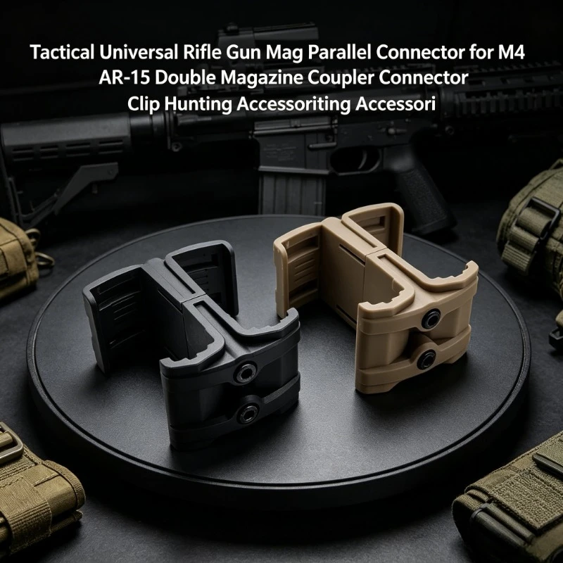 Universal Mag Coupler Clip Double Magazine Parallel Connector Tactical Outdoor Hunting Shooting Airsoft Accessory
Universal Mag Coupler Clip Double Magazine Parallel Connector Tactical Outdoor Hunting Shooting Airsoft Accessory