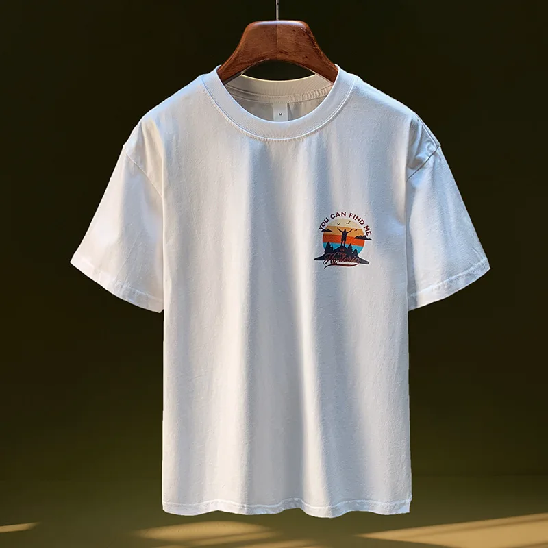 Men's Summer New T-shirt 2025 Men's Clothing Street Fashion Versatile Printed Knitted Short Sleeve Loose Top
Men's Summer New T-shirt 2025 Men's Clothing Street Fashion Versatile Printed Knitted Short Sleeve Loose Top
