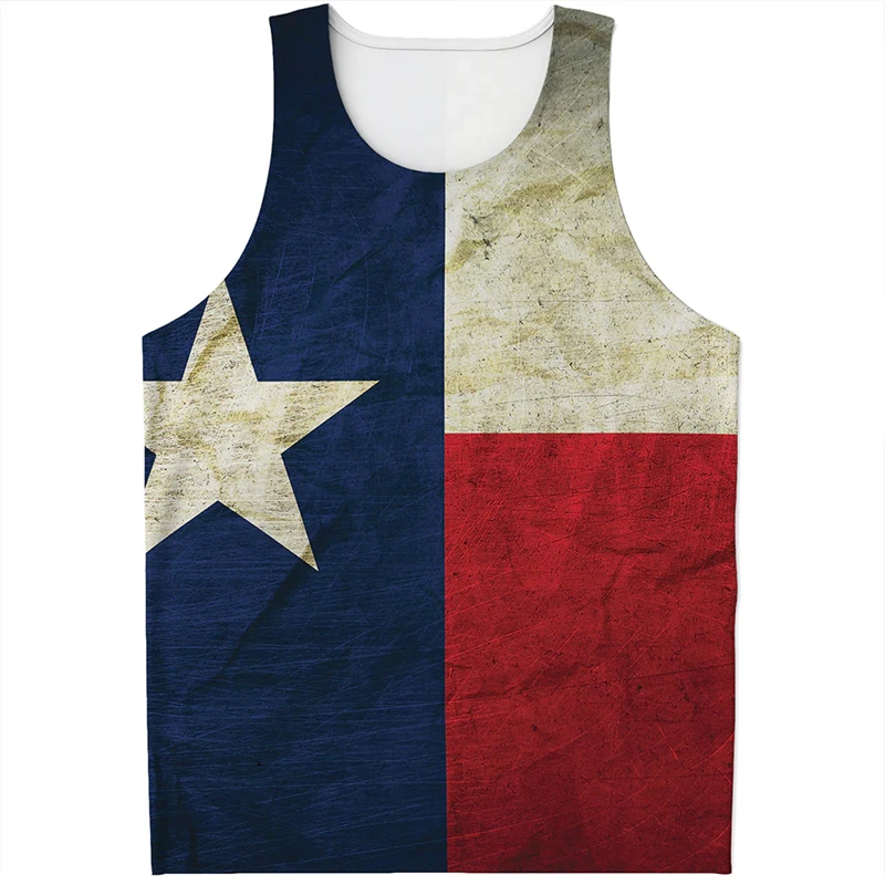 Fashion Texas Flag Pattern Tank Tops Summer Simple Casual Men Women 3D Printed Sleeveless T Shirts Loose Streetwear Vest Tees
Fashion Texas Flag Pattern Tank Tops Summer Simple Casual Men Women 3D Printed Sleeveless T Shirts Loose Streetwear Vest Tees