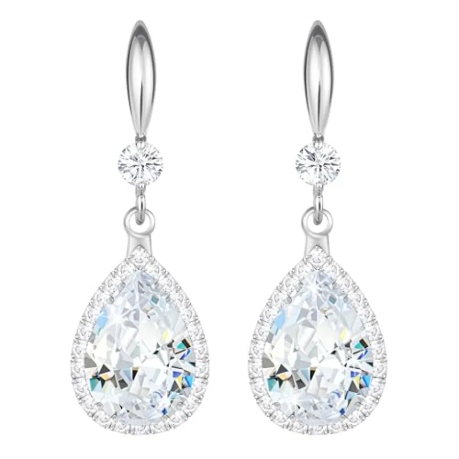 Linawe Imitation Diamond Dangle Earrings for Women Trendy, Rhinestone Drop Chandelier Earrings, Teardrop Crystal Cubic Zirconia
Linawe Imitation Diamond Dangle Earrings for Women Trendy, Rhinestone Drop Chandelier Earrings, Teardrop Crystal Cubic Zirconia