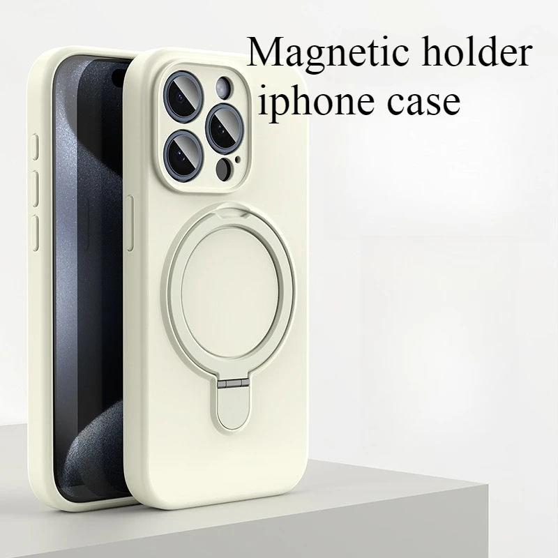 Liquid Silicone Magnetic Bracket Mobile Phone Case Suitable for Apple Series IPhone16promax Camera Full-cover Protective Cover
Liquid Silicone Magnetic Bracket Mobile Phone Case Suitable for Apple Series IPhone16promax Camera Full-cover Protective Cover