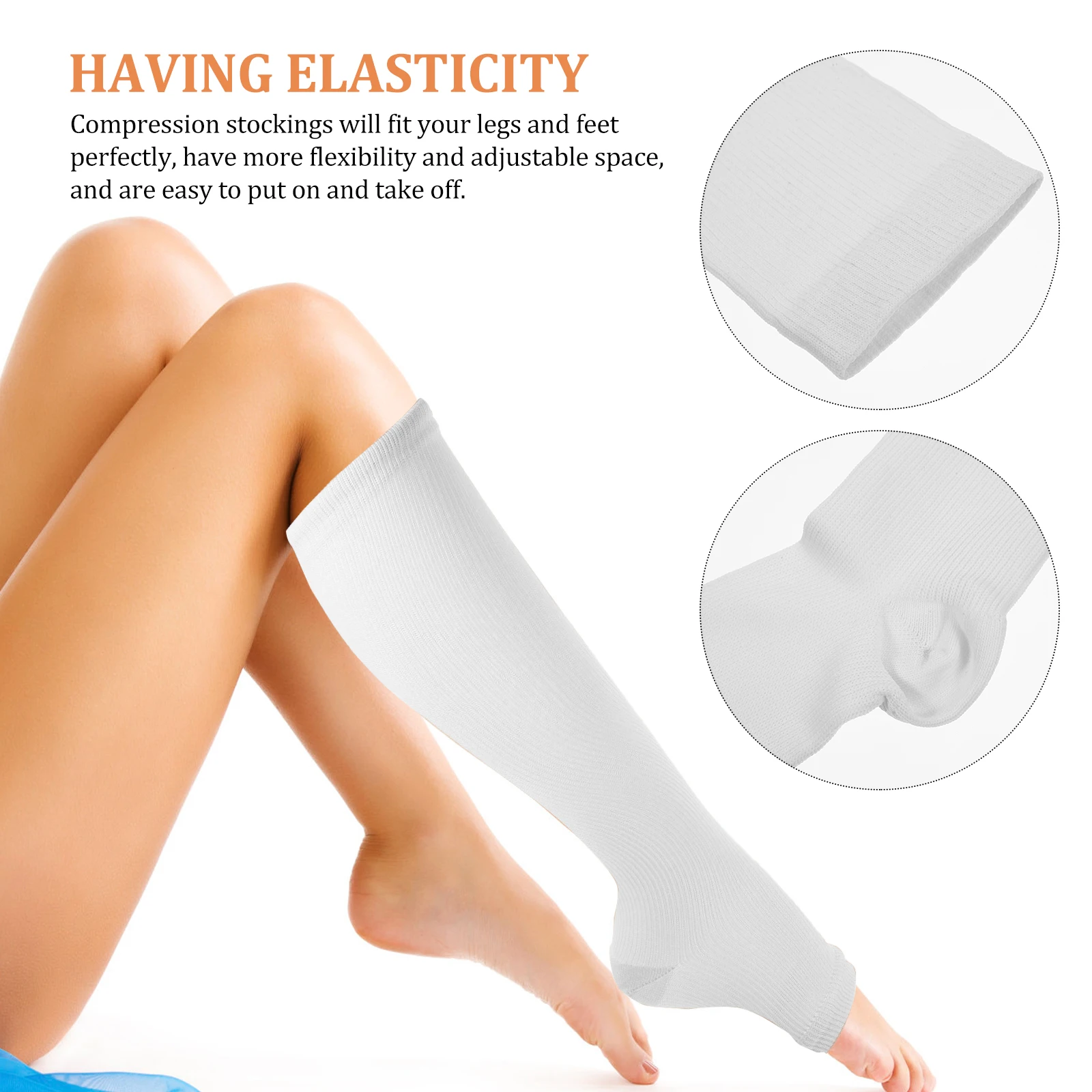 4pcs Solid Color Compression Mid calf Socks Women Stockings Toeless Breathable Calf Sleeves Support Leg Shaping Gifts
4pcs Solid Color Compression Mid calf Socks Women Stockings Toeless Breathable Calf Sleeves Support Leg Shaping Gifts