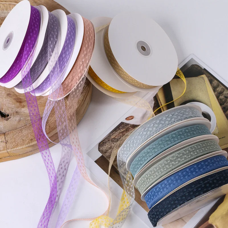 Polka Dot Lace Ribbon 1.7cm x 50yd, DIY Crafts Gift Wrapping, Polyester Trims for Clothing Hats Accessories
Polka Dot Lace Ribbon 1.7cm x 50yd, DIY Crafts Gift Wrapping, Polyester Trims for Clothing Hats Accessories