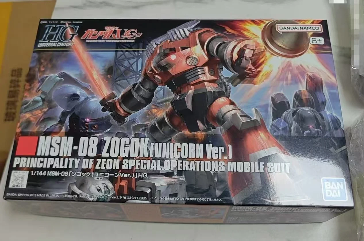 Bandai Genuine Gundam HGUC 1/144 MSM-08 ZOGOK Unicorn Ver. Модель персонажа Игрушка Подарочная коллекция Аниме Фигурки Коллекция игрушек
Bandai Genuine Gundam HGUC 1/144 MSM-08 ZOGOK Unicorn Ver. Модель персонажа Игрушка Подарочная коллекция Аниме Фигурки Коллекция игрушек