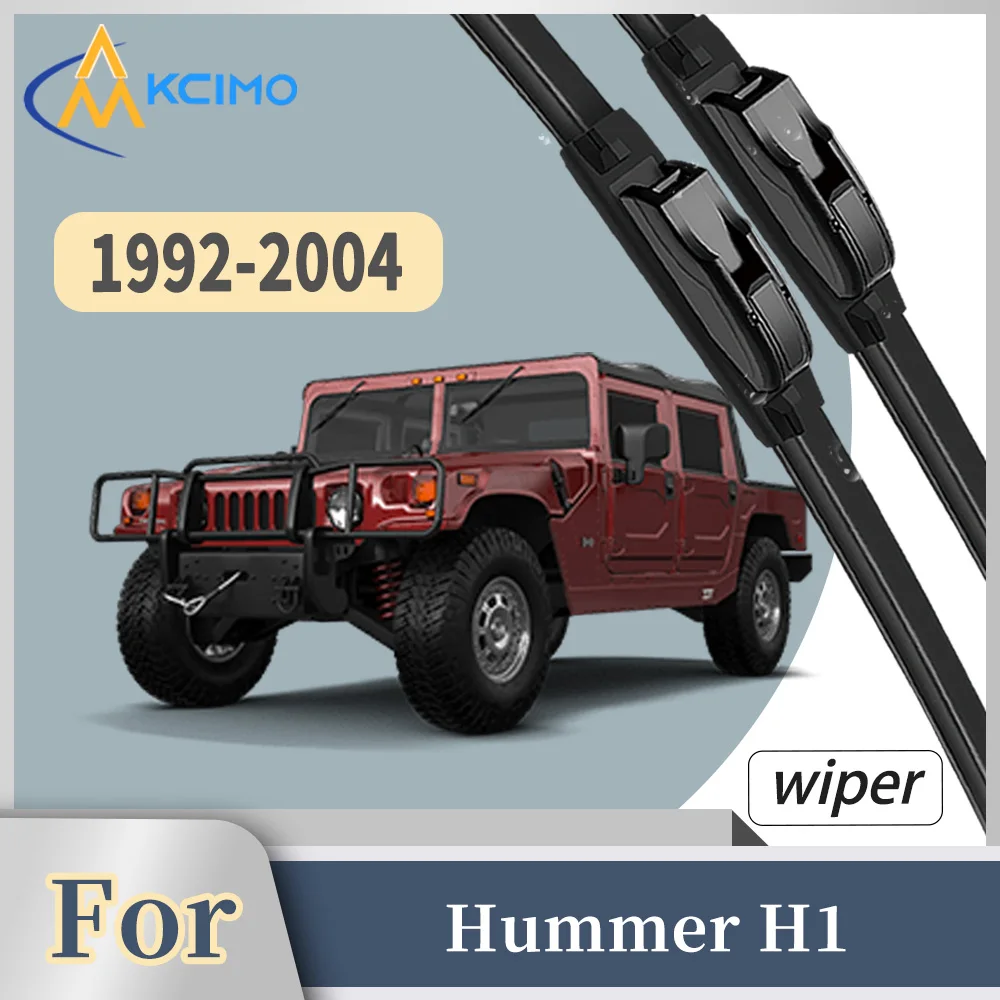 Premium Rubber Front Windscreen Wiper Blades For Hummer H1 1992-2004 Quiet Smooth Wiping Waterproof Windshield Kit 2Pcs
Premium Rubber Front Windscreen Wiper Blades For Hummer H1 1992-2004 Quiet Smooth Wiping Waterproof Windshield Kit 2Pcs