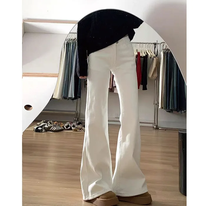 2025 Spring Summer American Style Low Rise Flared Jeans for Women Trendy Slim Fit Extended Length Floor Sweeping Fashion Pants
2025 Spring Summer American Style Low Rise Flared Jeans for Women Trendy Slim Fit Extended Length Floor Sweeping Fashion Pants