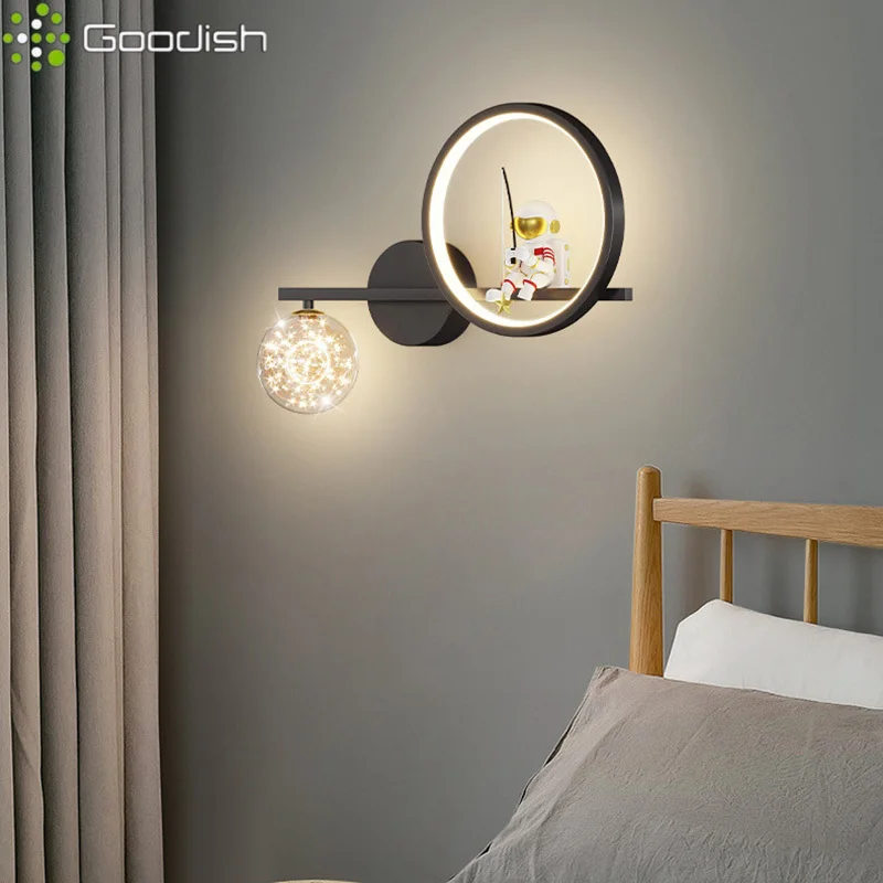Modern Luxury Stylish Astronaut Halo Sconces LED Wall Lamps Art Creative Lights for Chidren's Room Home Decoration Chandeliers
Modern Luxury Stylish Astronaut Halo Sconces LED Wall Lamps Art Creative Lights for Chidren's Room Home Decoration Chandeliers
