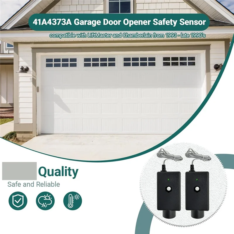 AT02-41A4373A Garage Door Safety Sensor For Liftmaster & Chamberlain Openers Sensor And Bracket
AT02-41A4373A Garage Door Safety Sensor For Liftmaster & Chamberlain Openers Sensor And Bracket