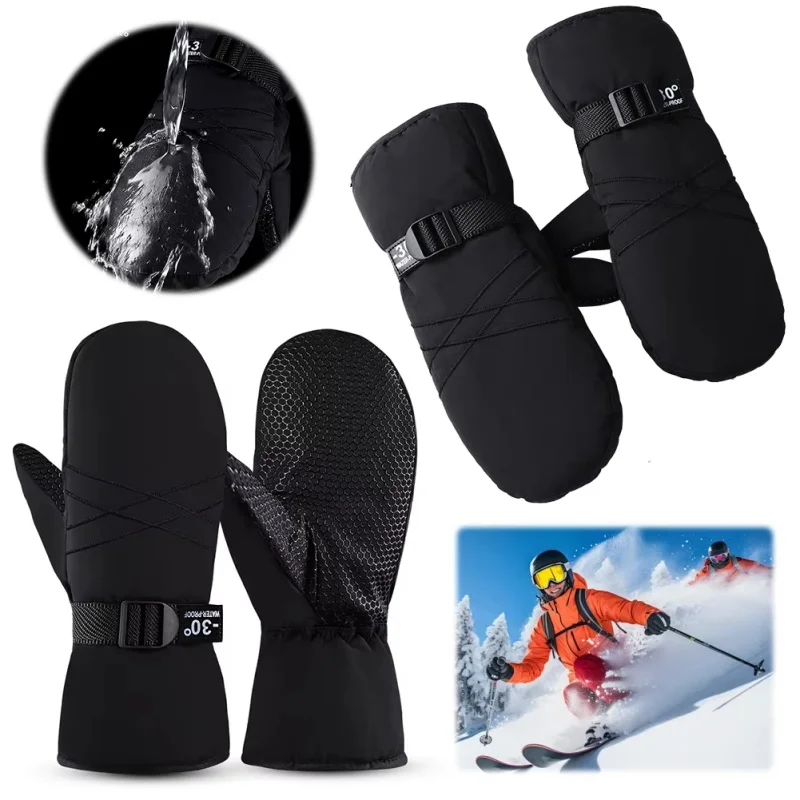 Outdoor Ski Mittens Waterproof Winter Thermal Touch Screen Gloves Windproof Cycling/Snowboard Gloves Cold Weather Gloves
Outdoor Ski Mittens Waterproof Winter Thermal Touch Screen Gloves Windproof Cycling/Snowboard Gloves Cold Weather Gloves