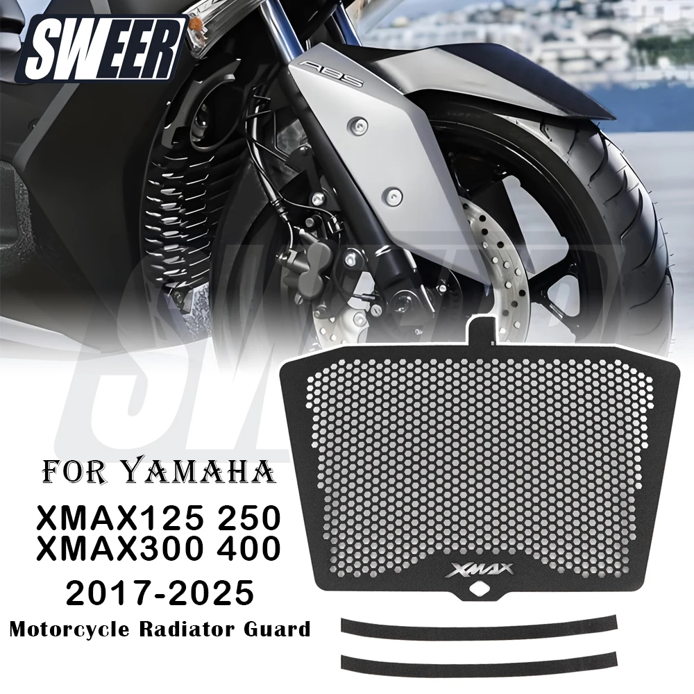 Motorcycle Radiator Guard Compatible With Yamaha XMAX125 XMAX250 XMAX300 XMAX400 2017-2025 Grille Guard Cover Protector
Motorcycle Radiator Guard Compatible With Yamaha XMAX125 XMAX250 XMAX300 XMAX400 2017-2025 Grille Guard Cover Protector