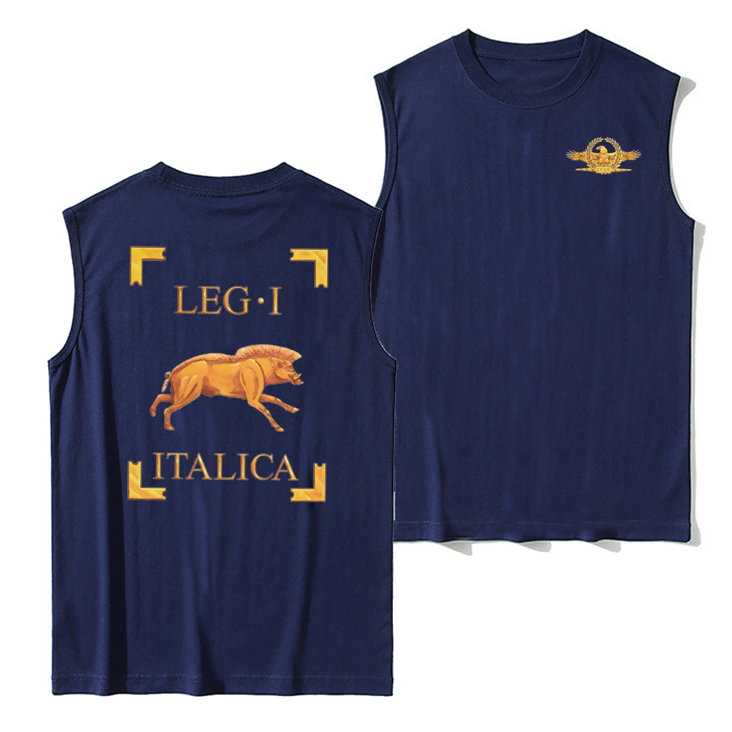 Legio I Italica Vexillum 1st Roman Legion Boar Symbol Майка 100% хлопок с круглым вырезом Повседневные мужские жилеты Футболка без рукавов Уличная одежда
Legio I Italica Vexillum 1st Roman Legion Boar Symbol Майка 100% хлопок с круглым вырезом Повседневные мужские жилеты Футболка без рукавов Уличная одежда