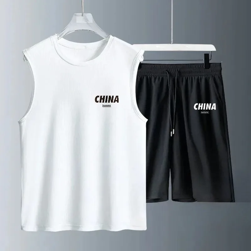 Men's Tank Top Sets 2026 Summer Quick drying seaside sports running Breathable jogging set beach oversize Tracksuit men
Men's Tank Top Sets 2026 Summer Quick drying seaside sports running Breathable jogging set beach oversize Tracksuit men