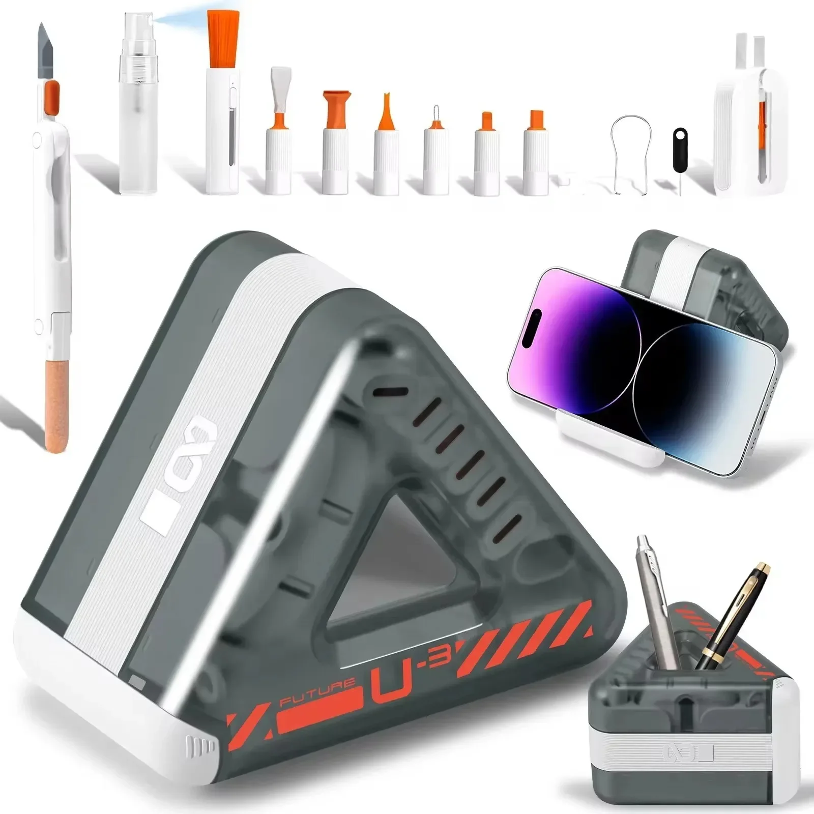 Cleaning brush for iPhone Airpods Phone slot charging port Earphone cleaning stick Laptop keyboard Digital camera lens wipe kit
Cleaning brush for iPhone Airpods Phone slot charging port Earphone cleaning stick Laptop keyboard Digital camera lens wipe kit