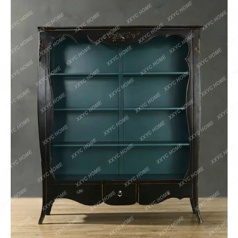solid wood carving flower locker bookshelf open display cabinet retro old cabinet
solid wood carving flower locker bookshelf open display cabinet retro old cabinet