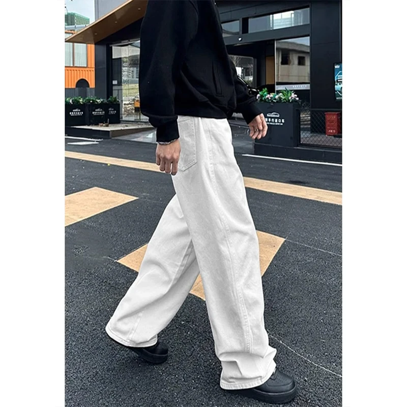 White Fce Lined Wide Leg Jeans Men's High Street American Sle Spring Autumn Loose Straight Cut Trousers Long Trousers
White Fce Lined Wide Leg Jeans Men's High Street American Sle Spring Autumn Loose Straight Cut Trousers Long Trousers