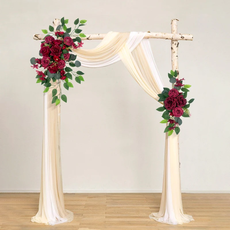 2pcs Artificial Wedding Arch Flowers Arrangement Rose Party Garland Wedding Ceremony Arch Flower Backdrop Decoration Fake Flower
2pcs Artificial Wedding Arch Flowers Arrangement Rose Party Garland Wedding Ceremony Arch Flower Backdrop Decoration Fake Flower