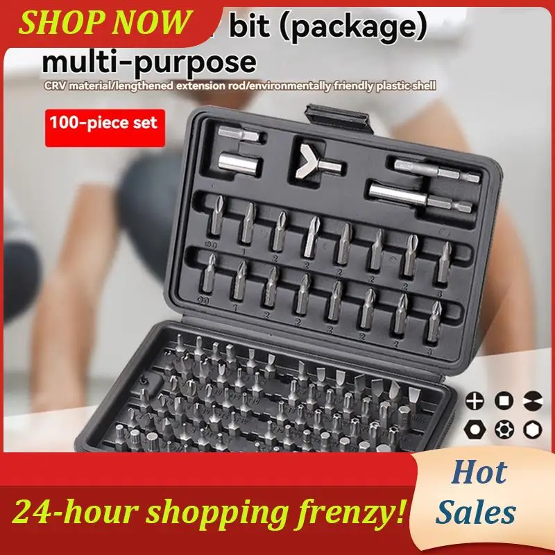 AB31-Multi Combo Kit Screwdriver Bit Head Set 100 Piece Bit Box Hss Twist Drill Set Woodworking Accessorie For Power Machine
AB31-Multi Combo Kit Screwdriver Bit Head Set 100 Piece Bit Box Hss Twist Drill Set Woodworking Accessorie For Power Machine