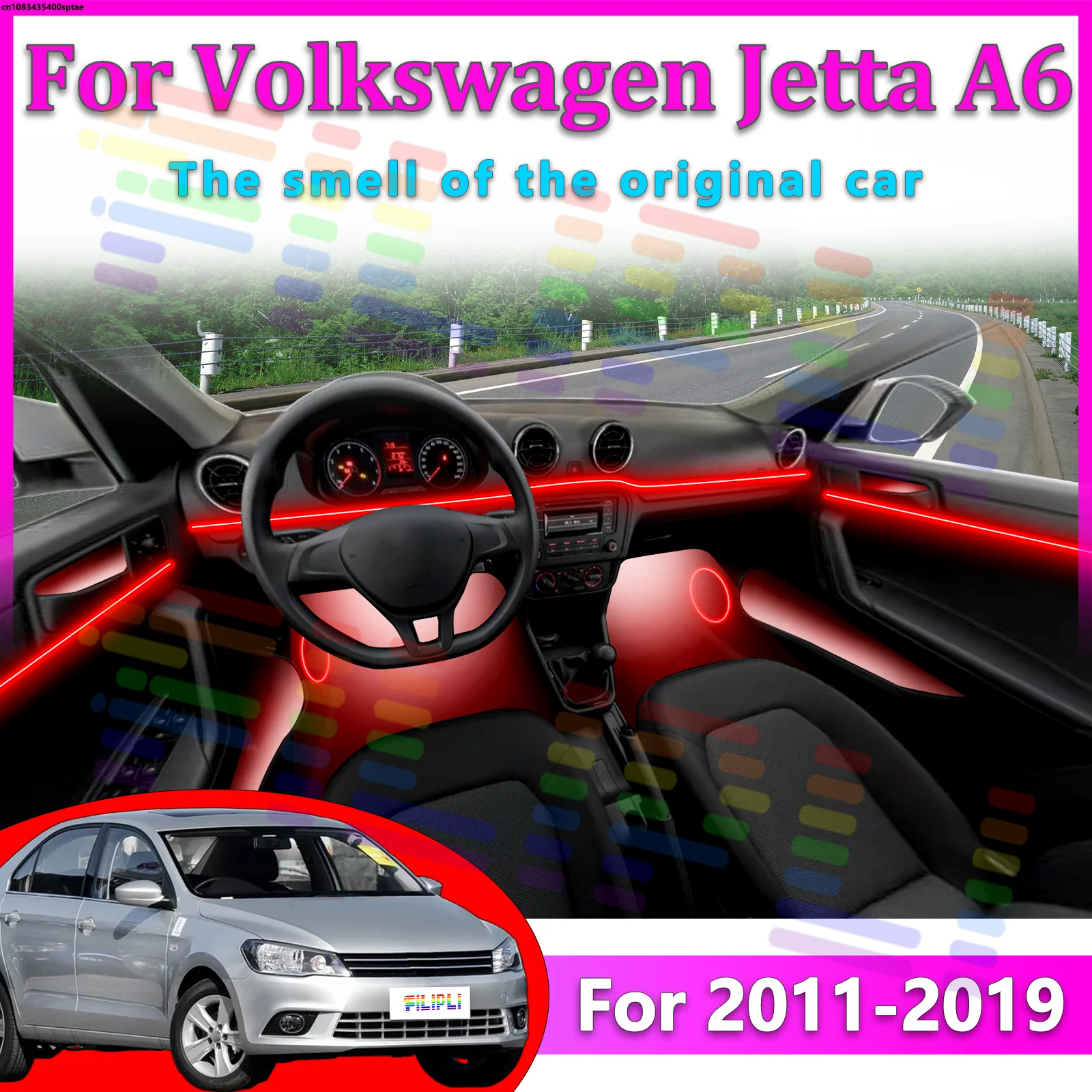 For VW Jetta A6 2011-2019year Top Tier Automotive LED Interior Ambient Light Music Sync Hidden Design Driving Atmosphere FILIPLI
For VW Jetta A6 2011-2019year Top Tier Automotive LED Interior Ambient Light Music Sync Hidden Design Driving Atmosphere FILIPLI