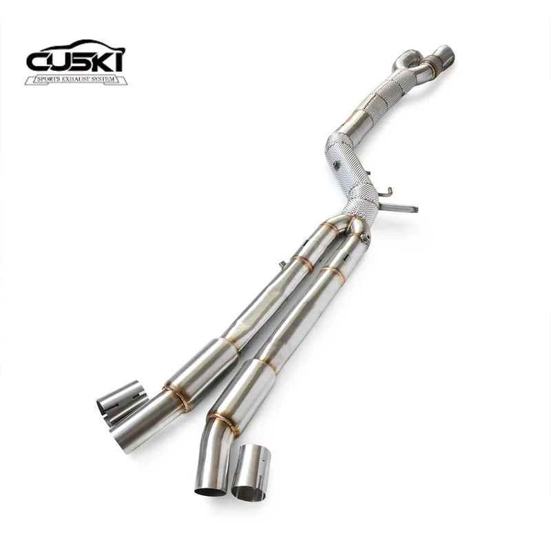 High Flow exhaust system with insulated for BMW M3 M4 G80 G82 3.0T 2021-2023 quality Stainless Steel car Exhaust Modification
High Flow exhaust system with insulated for BMW M3 M4 G80 G82 3.0T 2021-2023 quality Stainless Steel car Exhaust Modification