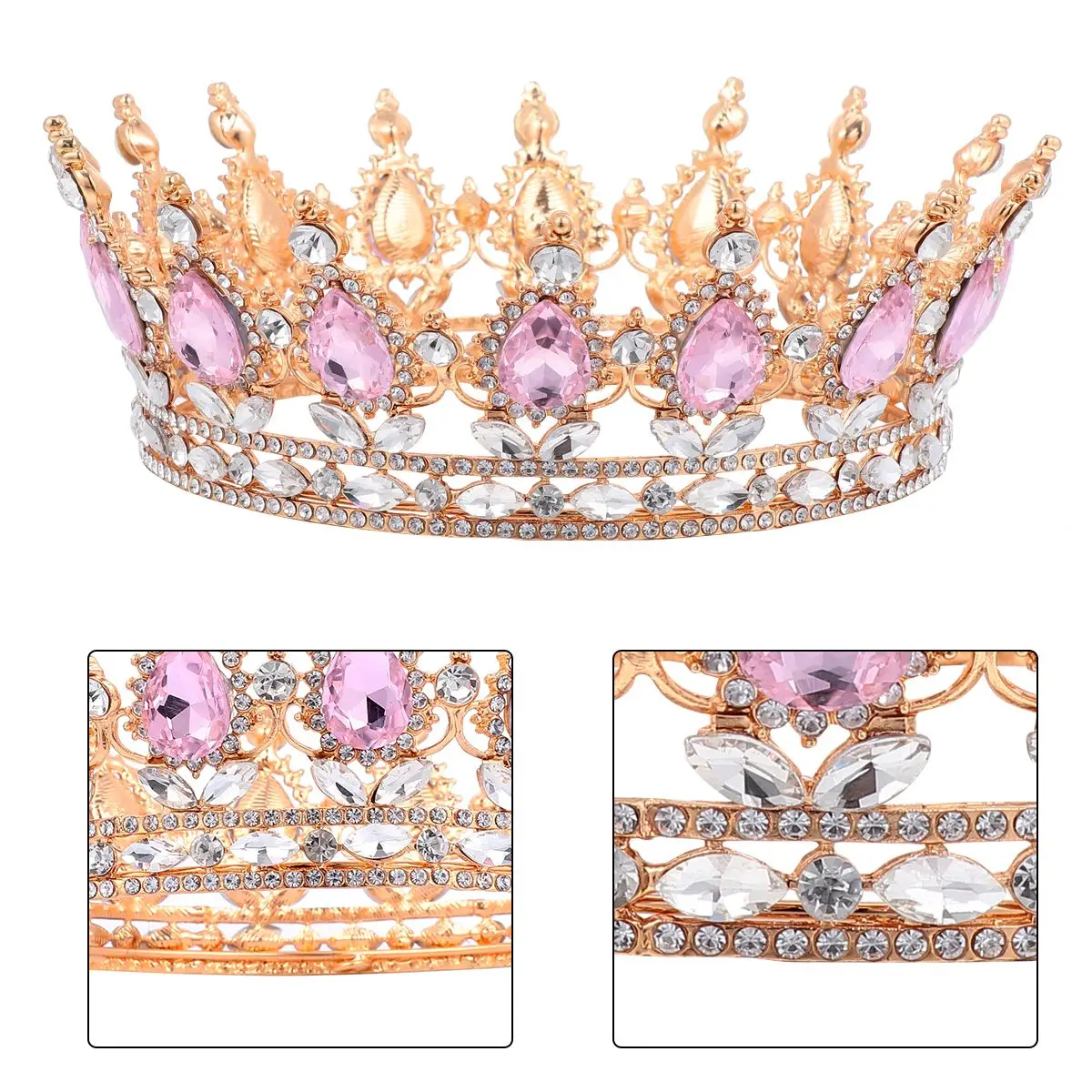 Bridal Crown Rhinestone Jewelry Wedding Hair Decor Adult Bride Sparkling Diamond Accessories Photo Prop Chic
Bridal Crown Rhinestone Jewelry Wedding Hair Decor Adult Bride Sparkling Diamond Accessories Photo Prop Chic