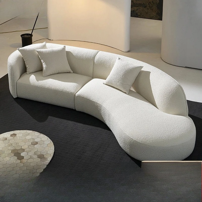 Modern simple moon curved sofa Internet celebrity living room special-shaped Italian minimalist fabric combination sofa furnitur
Modern simple moon curved sofa Internet celebrity living room special-shaped Italian minimalist fabric combination sofa furnitur