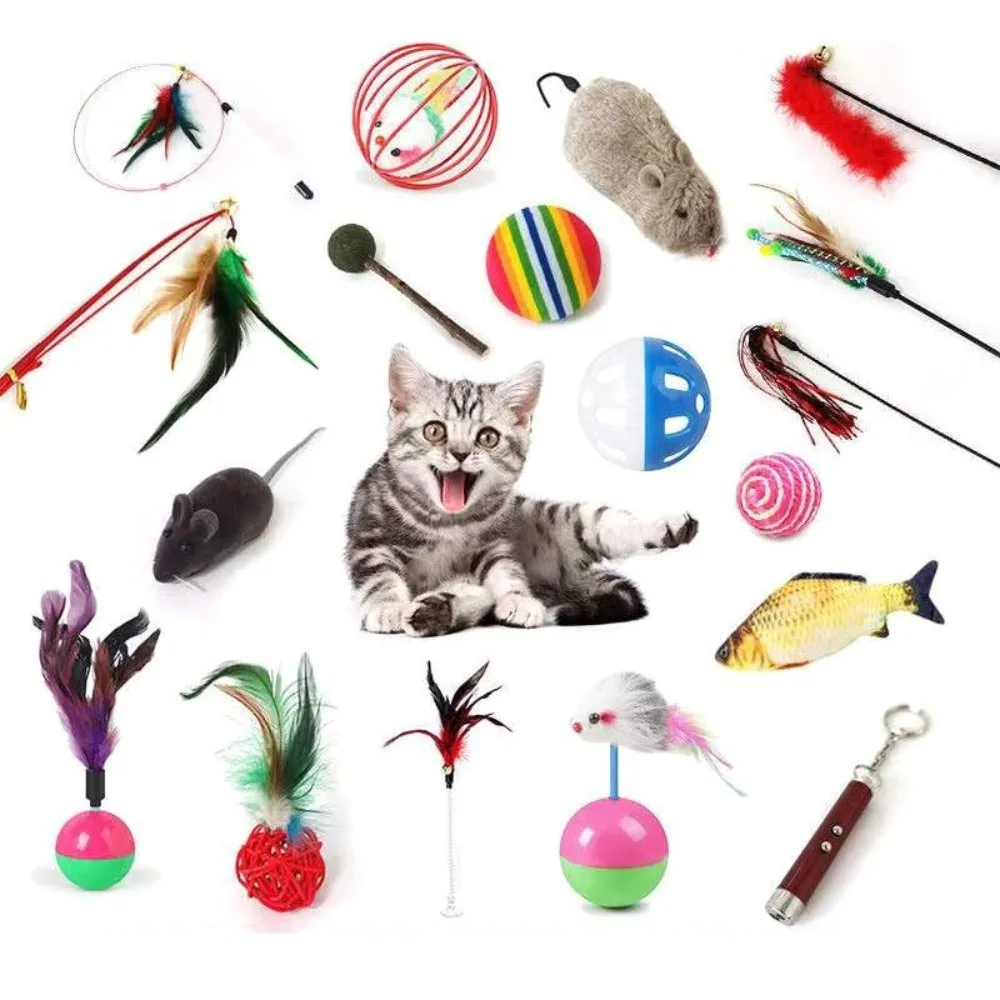 Mouse Shape Balls Pet Cat Toys Set Foldable Bell Ball Interactive Cat Toys Simulation Fish Cat Tunnel Toys Cat Exercise
Mouse Shape Balls Pet Cat Toys Set Foldable Bell Ball Interactive Cat Toys Simulation Fish Cat Tunnel Toys Cat Exercise