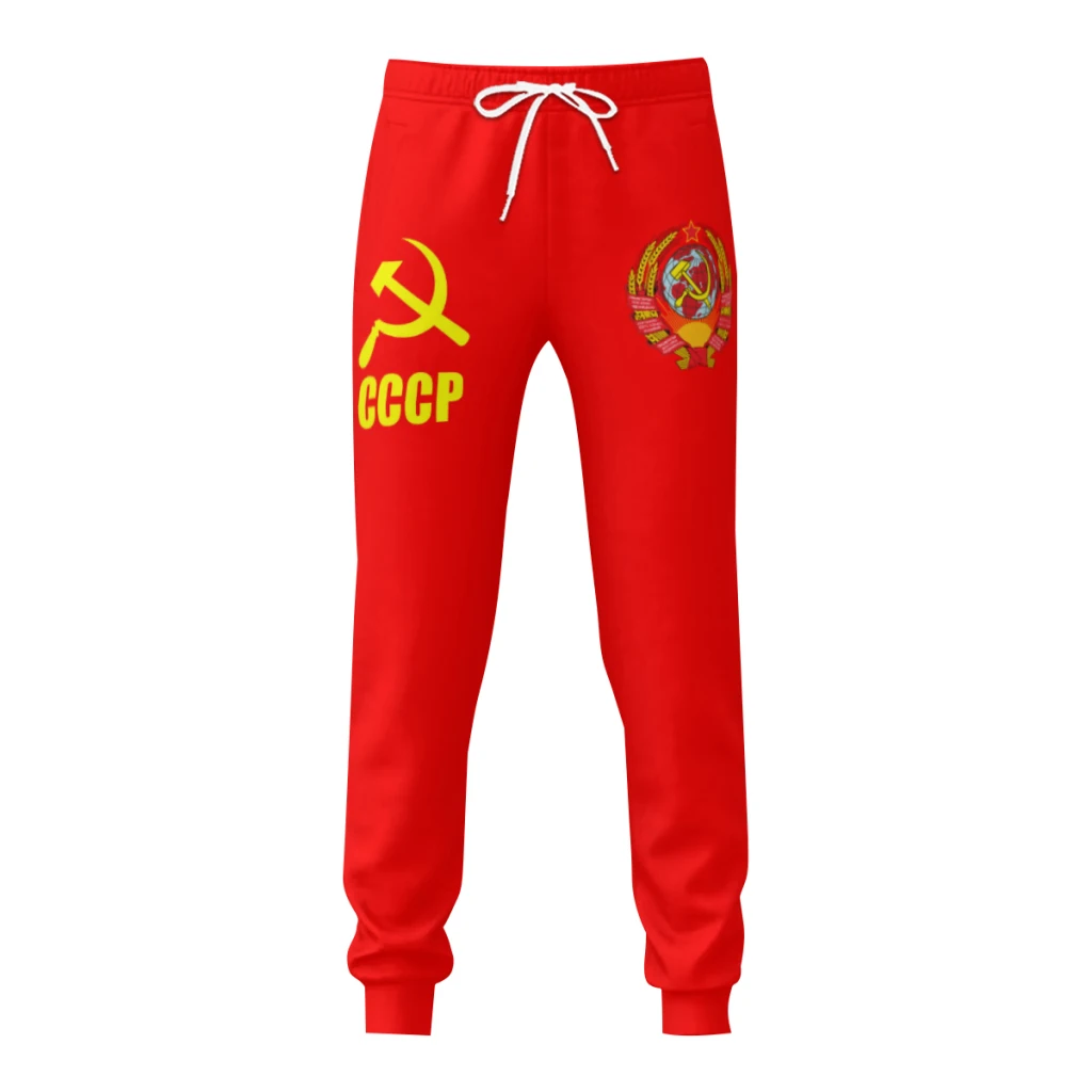 CCCP Flag Mens Sweatpants with Pockets Joggers for Men Sports Casual Sweat Pants With Drawstring
CCCP Flag Mens Sweatpants with Pockets Joggers for Men Sports Casual Sweat Pants With Drawstring