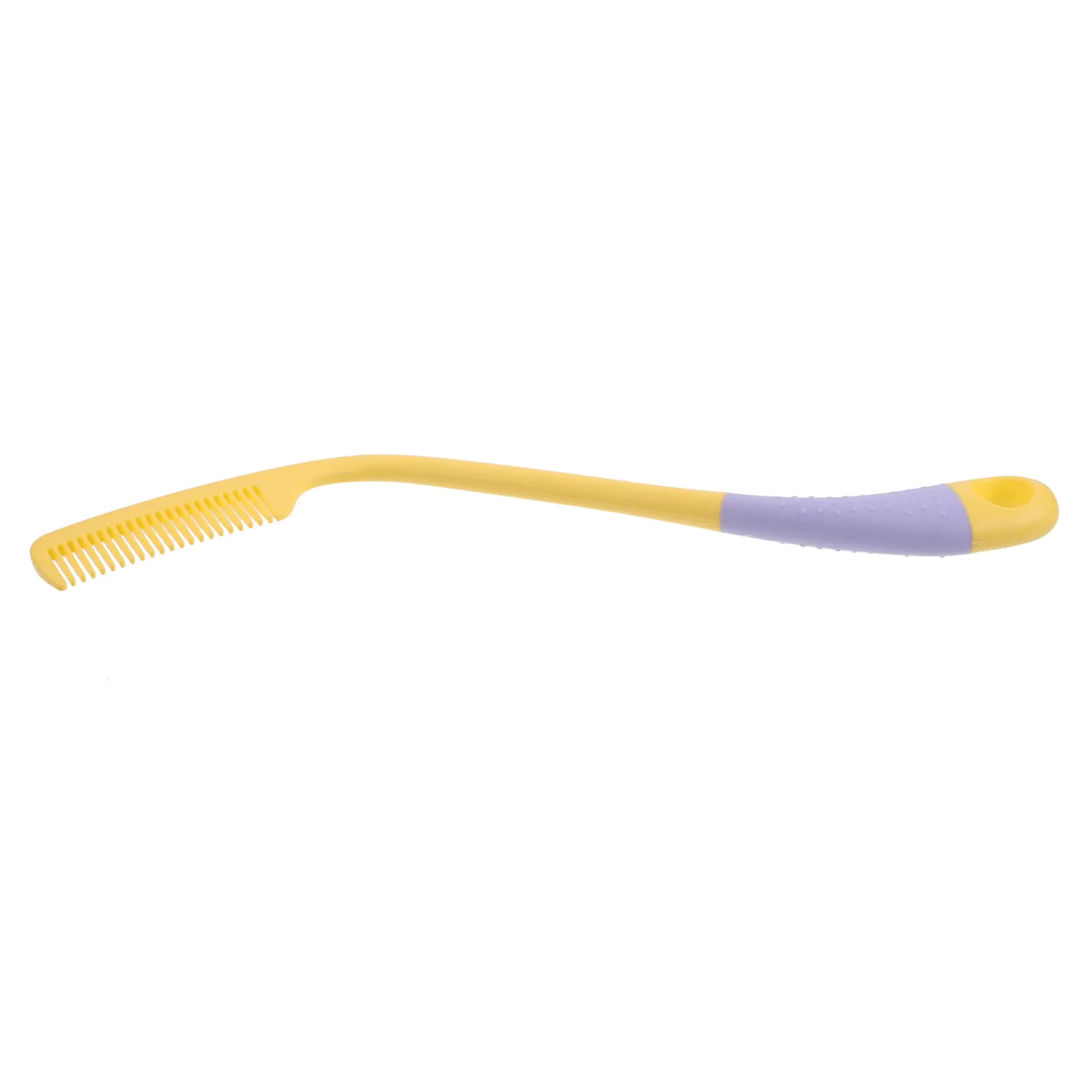 Long Reach Elderly Comb Curved Handle Plastic Hair Brush Portable Non-Slip Hair Detangler Travel Disabled Hand Use Grooming
Long Reach Elderly Comb Curved Handle Plastic Hair Brush Portable Non-Slip Hair Detangler Travel Disabled Hand Use Grooming