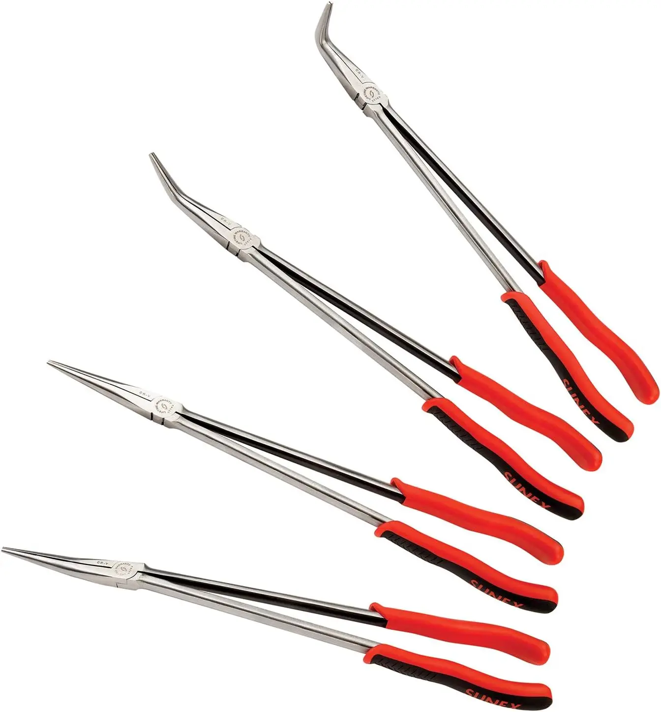 4-Piece 16-Inch Long Reach Pliers Set for Automotive and DIY Tasks
4-Piece 16-Inch Long Reach Pliers Set for Automotive and DIY Tasks