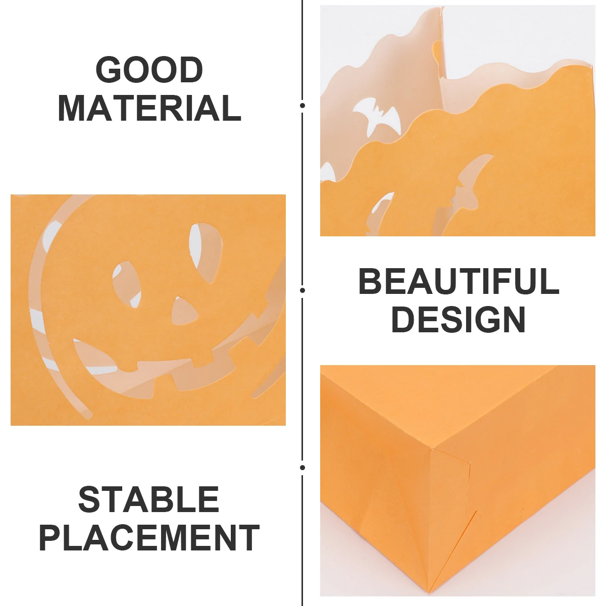 20pcs Luminaries Bag Halloween Bag Flame Resistant Paper Hollow Out Design Decorative Light Holders For Tea Lights Led
20pcs Luminaries Bag Halloween Bag Flame Resistant Paper Hollow Out Design Decorative Light Holders For Tea Lights Led