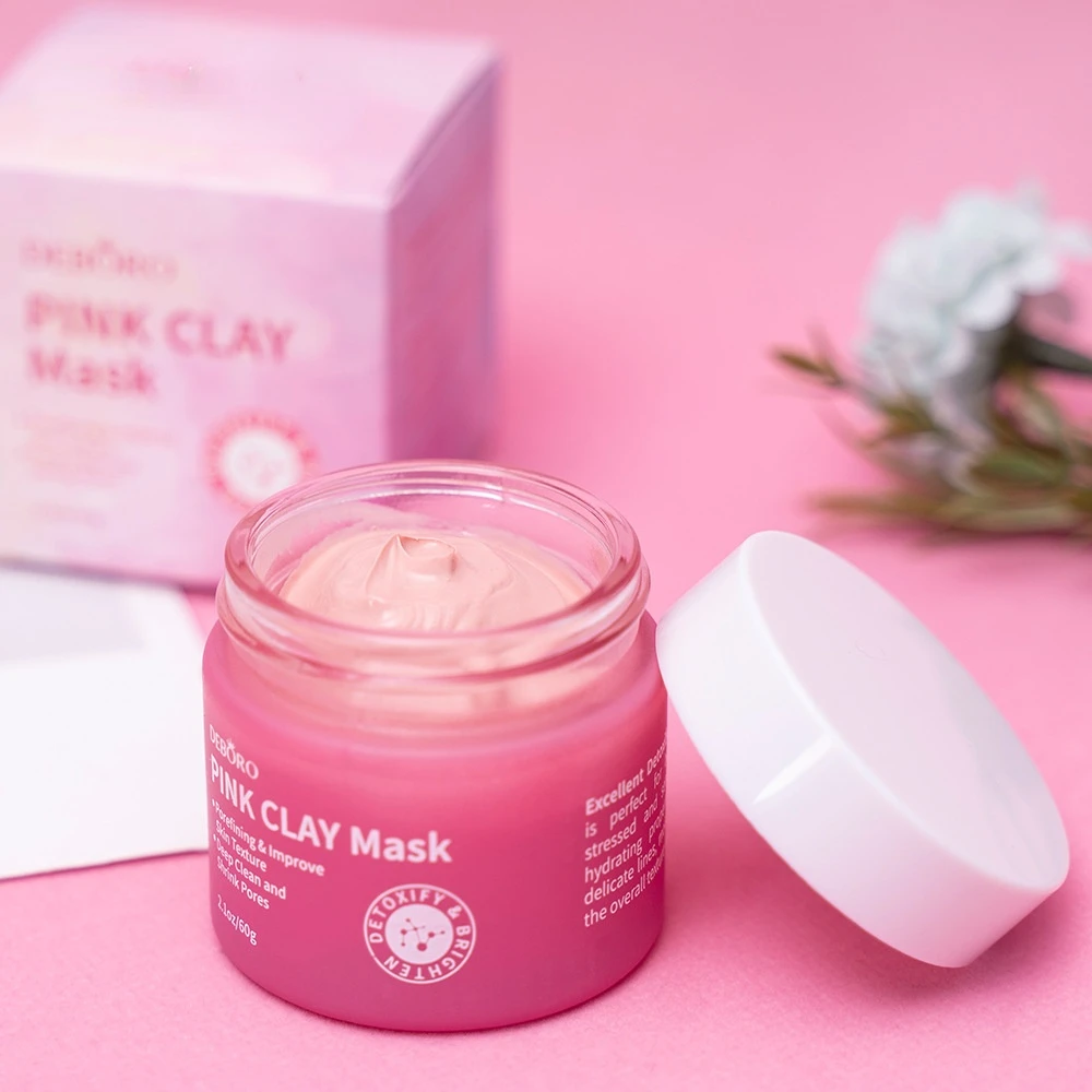 Whitening and Moisturizing Pink Clay Mask Water Wash Mineral Mud Mask For Face Women Skin Care Beauty Skin care products
Whitening and Moisturizing Pink Clay Mask Water Wash Mineral Mud Mask For Face Women Skin Care Beauty Skin care products