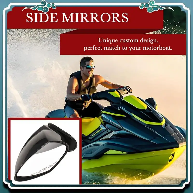 Premium Motorboat Rearview Mirror Jet Ski Mirror Accessories For Yamaha Waverunner VX 110 Deluxe Sport Cruiser EX EX R
Premium Motorboat Rearview Mirror Jet Ski Mirror Accessories For Yamaha Waverunner VX 110 Deluxe Sport Cruiser EX EX R