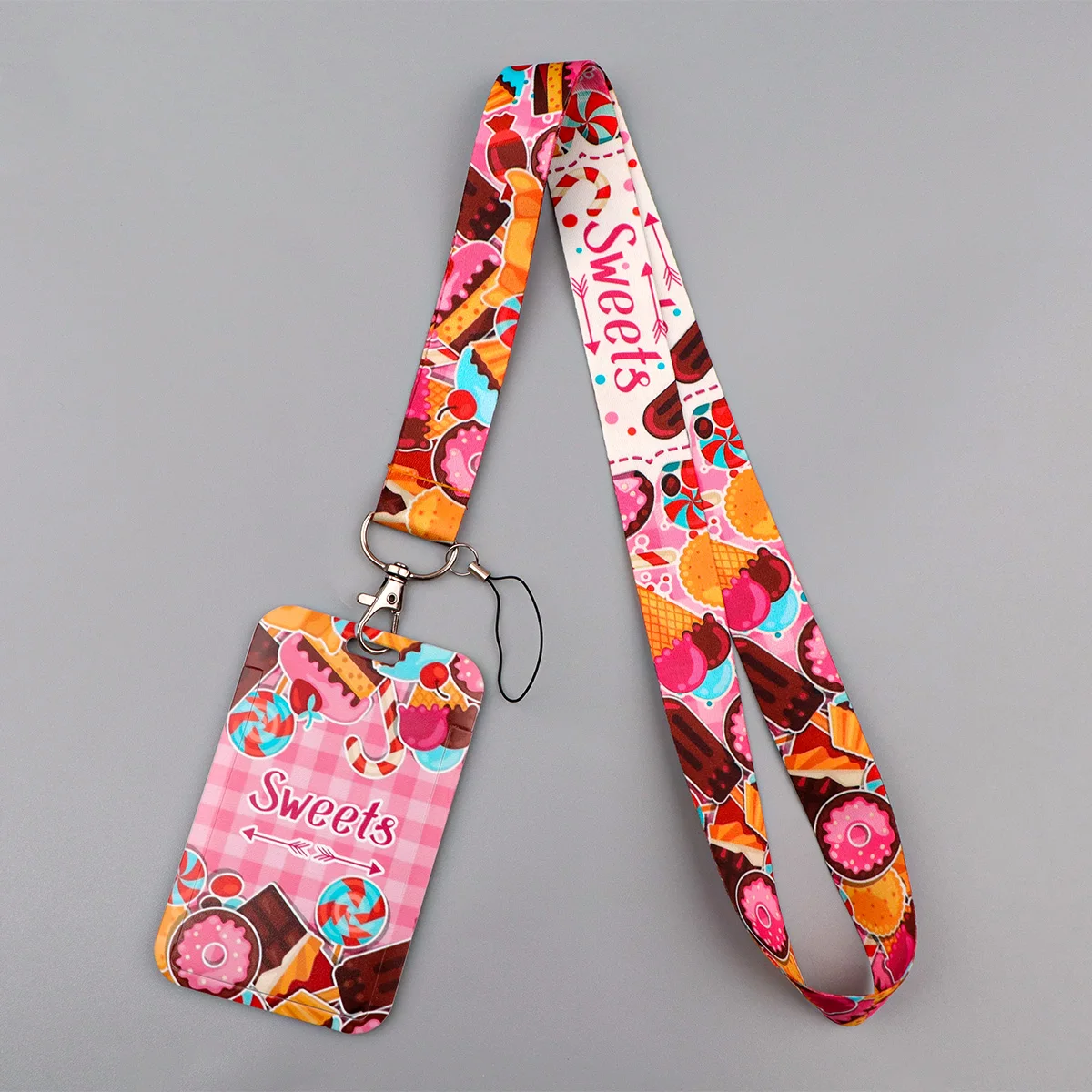 Pink Sweets & Desserts Lanyard Students ID Card Badge Holder Hanging Rope Neck Strap Keychain Keyring Accessories Gifts
Pink Sweets & Desserts Lanyard Students ID Card Badge Holder Hanging Rope Neck Strap Keychain Keyring Accessories Gifts
