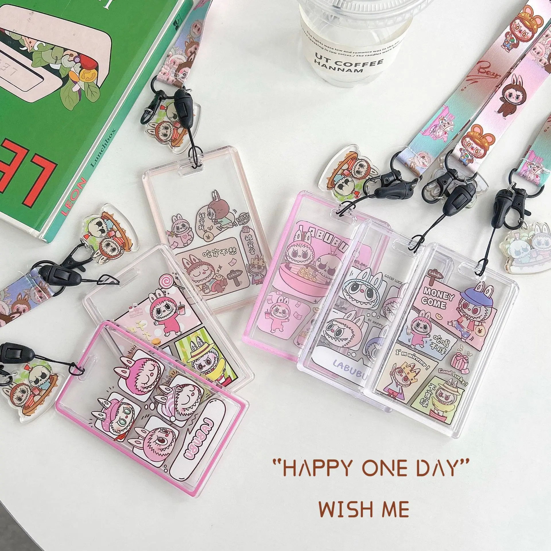 Labubu Card Holders Cartoon Card Case Acrylic Bus Cute Cartoon Anime Card Holder ID Card Long Cord Transparent Card Holder Gift
Labubu Card Holders Cartoon Card Case Acrylic Bus Cute Cartoon Anime Card Holder ID Card Long Cord Transparent Card Holder Gift