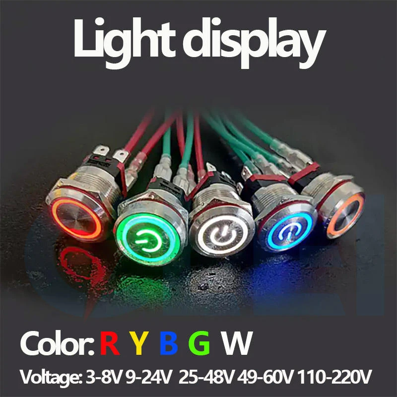 15A Metal Button Waterproof Self-Locking - Press to Power On - Press Again to Cut Off the Car Key Switch Modification 3 - 24V
15A Metal Button Waterproof Self-Locking - Press to Power On - Press Again to Cut Off the Car Key Switch Modification 3 - 24V