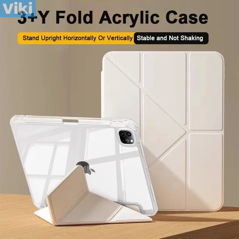 For iPad Air 5 2024 Air 6 11 iPad Pro 11 12.9 13 10 Gen 10.5 10.2 9th 8th 6th 5th 9.7 inch Mini 7 6 Smart Case with Pen Holder
For iPad Air 5 2024 Air 6 11 iPad Pro 11 12.9 13 10 Gen 10.5 10.2 9th 8th 6th 5th 9.7 inch Mini 7 6 Smart Case with Pen Holder