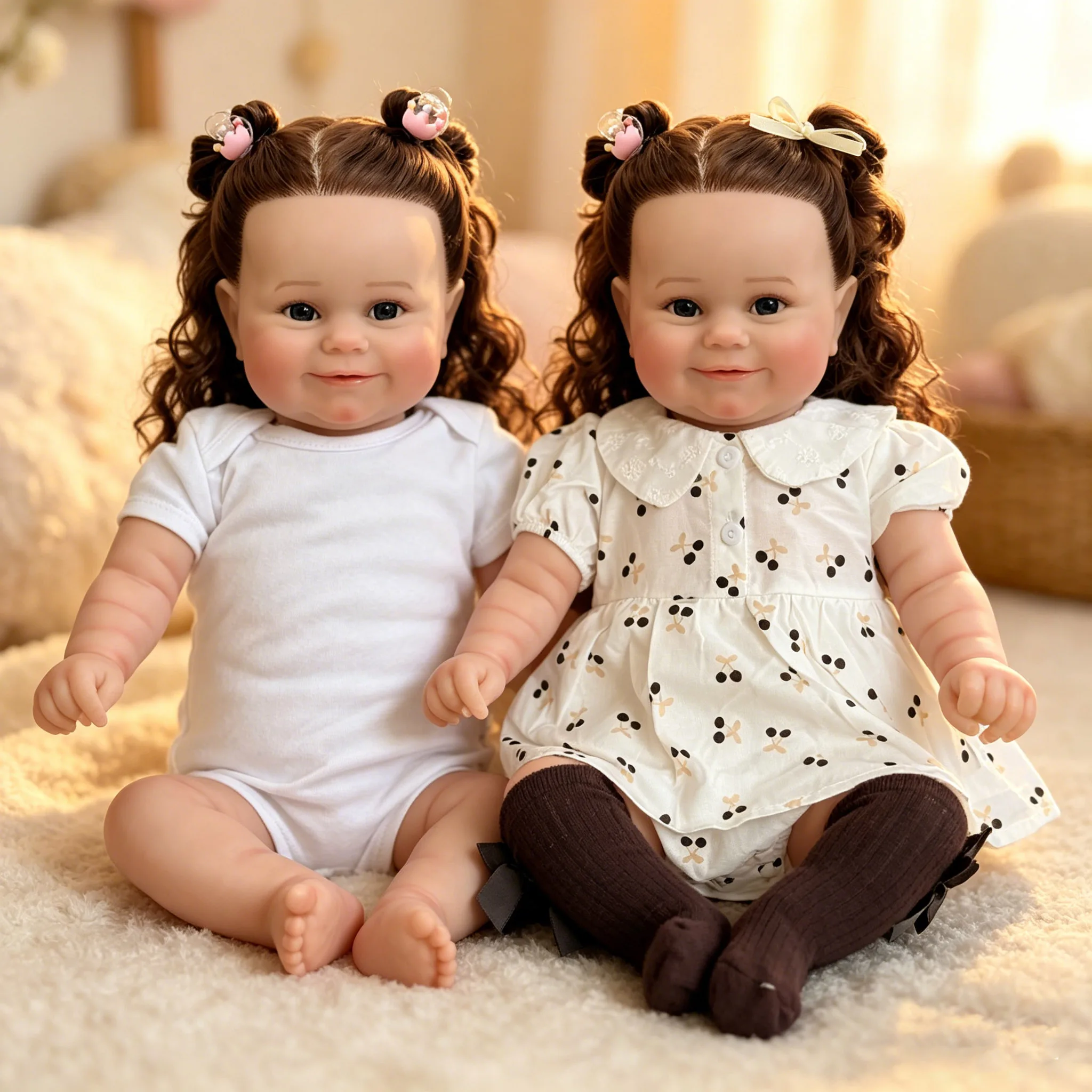 24inch Soft Cotton Body Maddie Lifelike Reborn Doll Multiple Layers Painting 3D Skin Visible Veins With Hand Root Hair
24inch Soft Cotton Body Maddie Lifelike Reborn Doll Multiple Layers Painting 3D Skin Visible Veins With Hand Root Hair