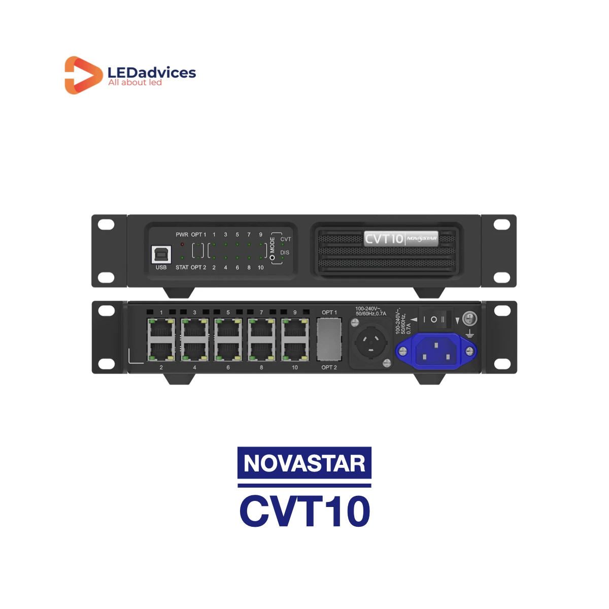 NovaStar CVT10-M CVT10 волоконный преобразователь многорежимное оптоволокно 300 м передача внешний и внутренний фотографический дисплей
NovaStar CVT10-M CVT10 волоконный преобразователь многорежимное оптоволокно 300 м передача внешний и внутренний фотографический дисплей