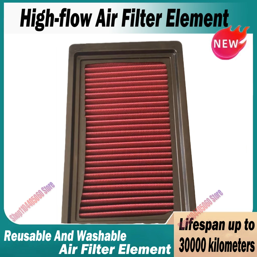 Car High Flow Air Filter For Hyundai Elantra (2017-20), Kona (2018-23) 28113F2000 28113-F0000 28113-Q8000 Washable Reusable
Car High Flow Air Filter For Hyundai Elantra (2017-20), Kona (2018-23) 28113F2000 28113-F0000 28113-Q8000 Washable Reusable