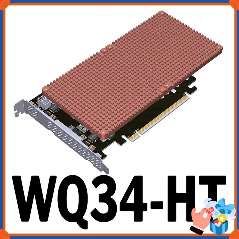 Compact For M.2 NVME 2242 2260 2280 22110 SSD To Pcie 4.0 PCI Express4.0 Adapter Card Bifurcation 4-Bay Board Expansion Card
Compact For M.2 NVME 2242 2260 2280 22110 SSD To Pcie 4.0 PCI Express4.0 Adapter Card Bifurcation 4-Bay Board Expansion Card