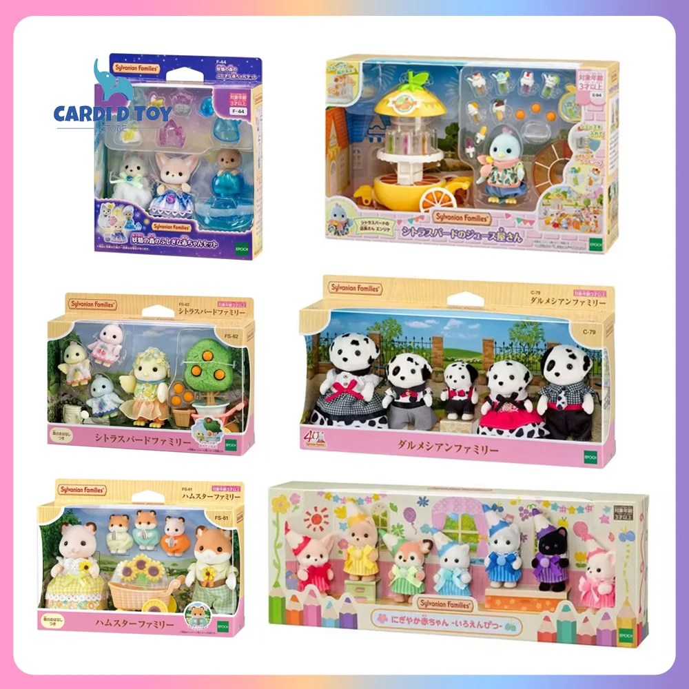 New Genuine Sylvanian Families Dalmatian Family Limited Edition Colorful Babies Model Hamster Family Anime Figures Citrus Bird
New Genuine Sylvanian Families Dalmatian Family Limited Edition Colorful Babies Model Hamster Family Anime Figures Citrus Bird