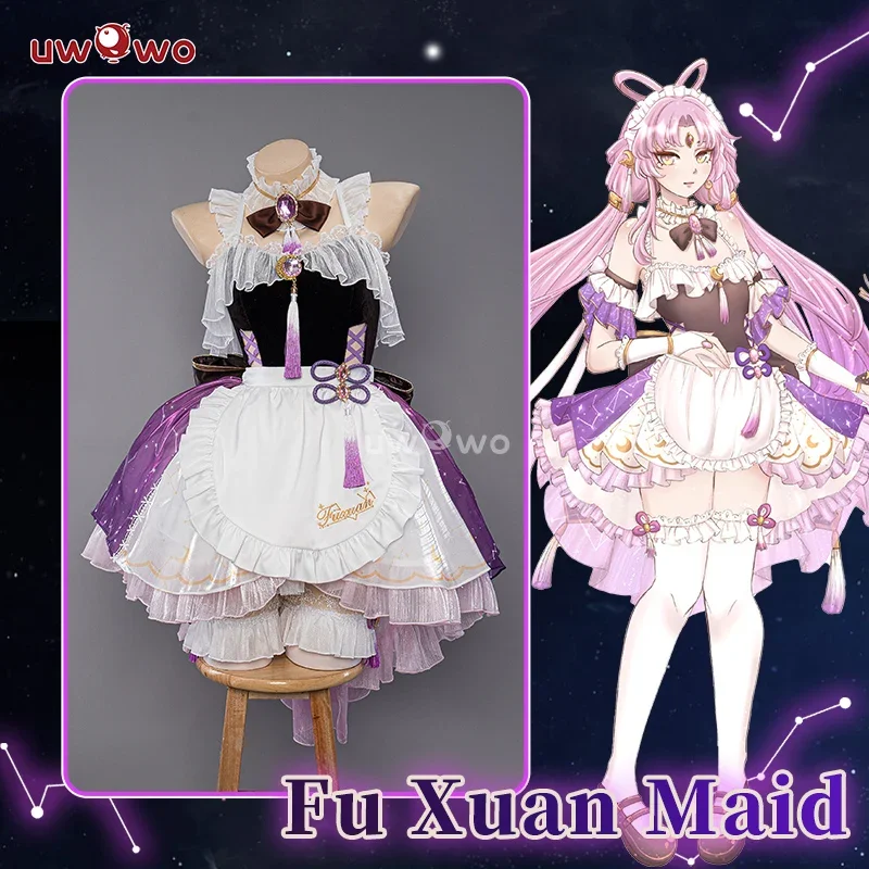 PRE-SALE Honkai Star Rail Косплей Fu Xuan горничная костюм Fuxuan горничная Платье Костюмы Униформа девушка косплей наряды
PRE-SALE Honkai Star Rail Косплей Fu Xuan горничная костюм Fuxuan горничная Платье Костюмы Униформа девушка косплей наряды