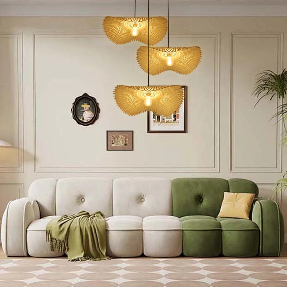 Nordic Decorative Bamboo Rattan Weaving Craft Hanging Pendant Light Pendant for Living Room Bedroom Restaurant Cafe
Nordic Decorative Bamboo Rattan Weaving Craft Hanging Pendant Light Pendant for Living Room Bedroom Restaurant Cafe